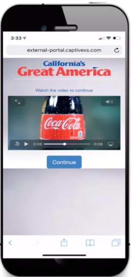 Video Ads Display Ads on Captive Portal CaptiveXS